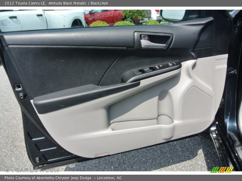 Attitude Black Metallic / Black/Ash 2012 Toyota Camry LE