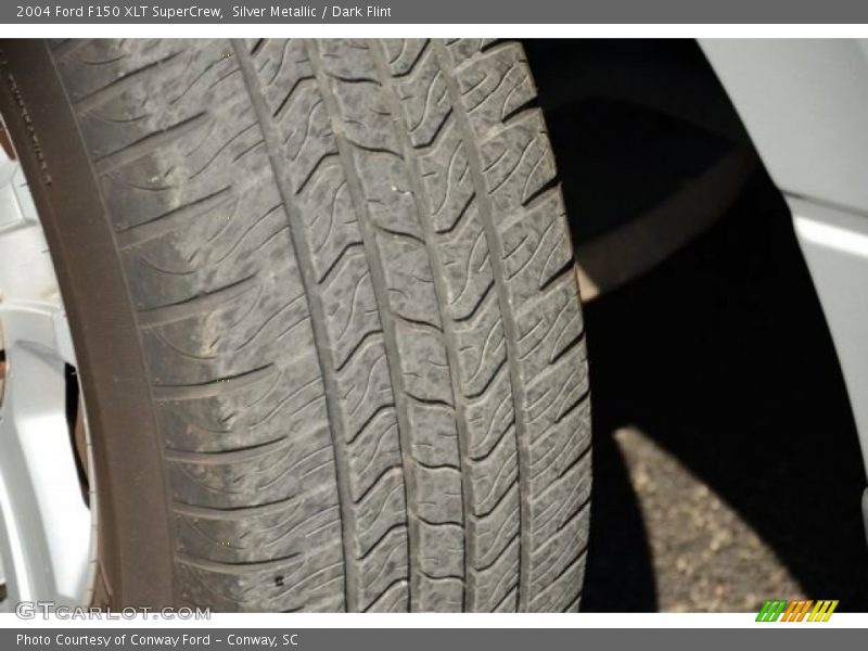 Silver Metallic / Dark Flint 2004 Ford F150 XLT SuperCrew