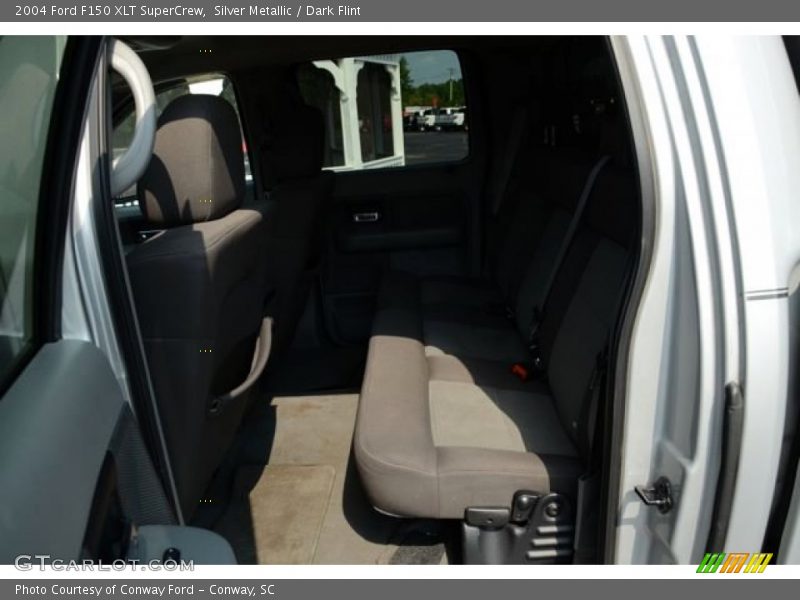 Silver Metallic / Dark Flint 2004 Ford F150 XLT SuperCrew