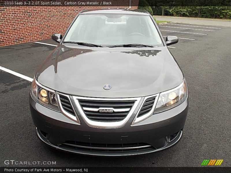 Carbon Gray Metallic / Black 2010 Saab 9-3 2.0T Sport Sedan