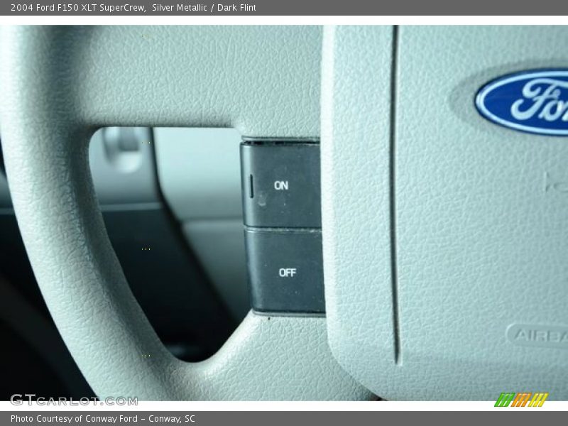 Silver Metallic / Dark Flint 2004 Ford F150 XLT SuperCrew