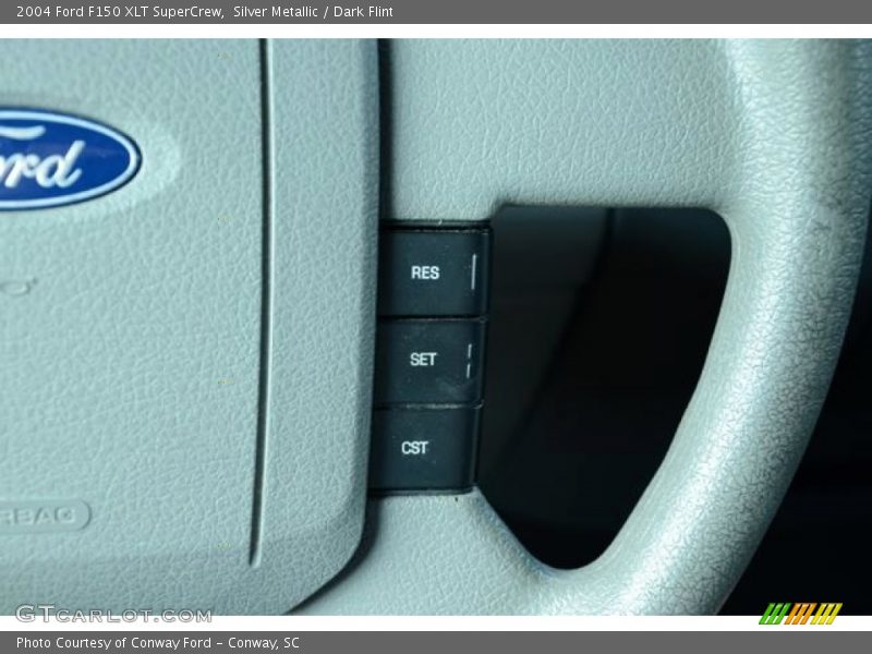 Silver Metallic / Dark Flint 2004 Ford F150 XLT SuperCrew