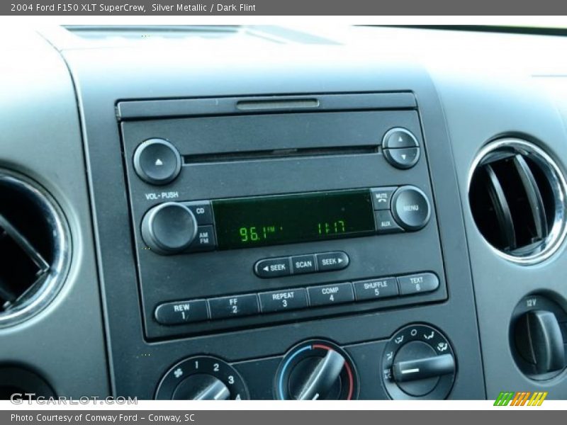 Silver Metallic / Dark Flint 2004 Ford F150 XLT SuperCrew