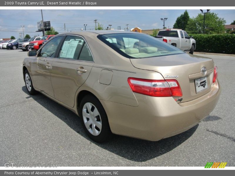 Desert Sand Metallic / Bisque 2009 Toyota Camry LE