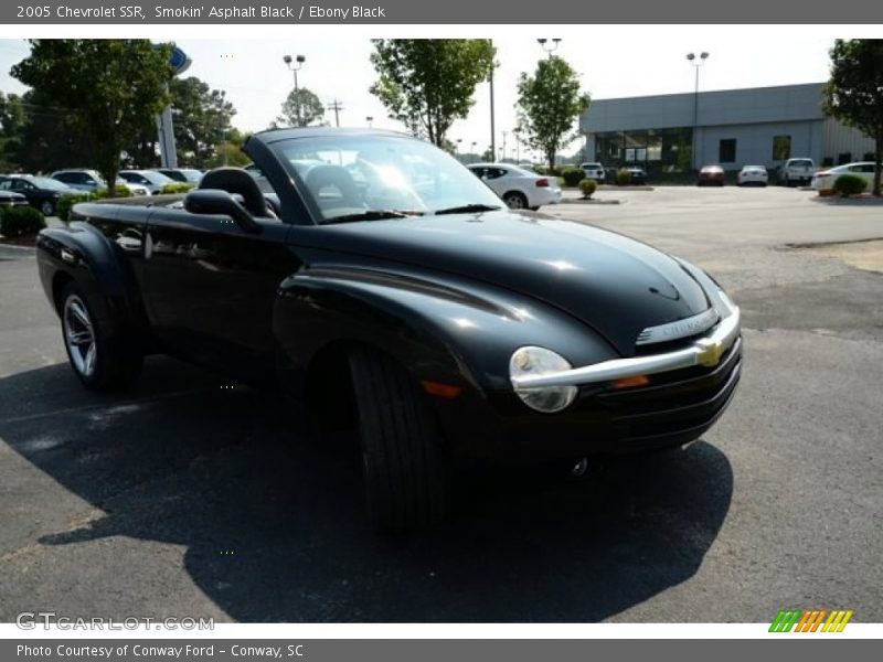 Smokin' Asphalt Black / Ebony Black 2005 Chevrolet SSR