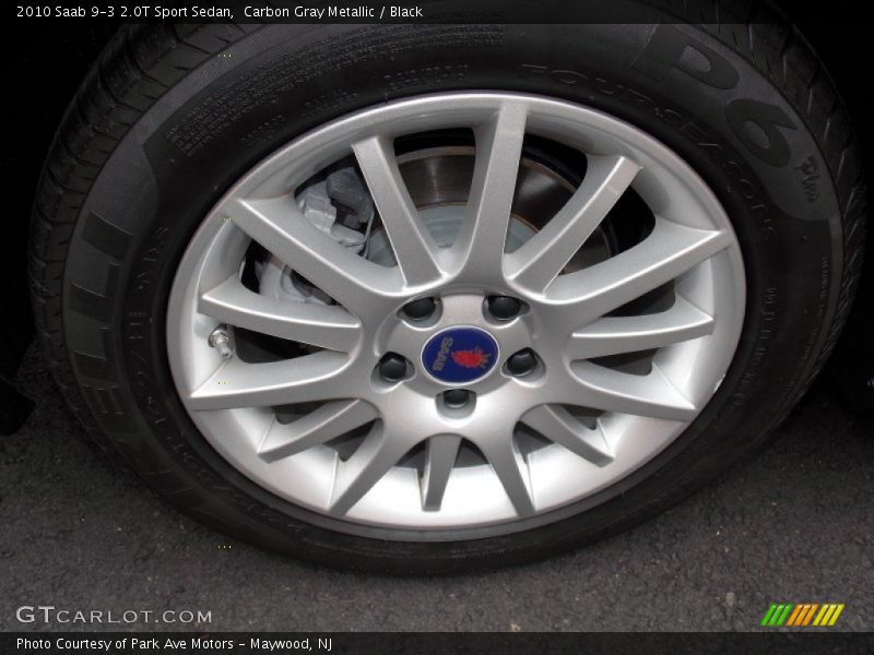 Carbon Gray Metallic / Black 2010 Saab 9-3 2.0T Sport Sedan