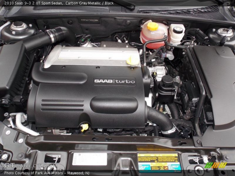 Carbon Gray Metallic / Black 2010 Saab 9-3 2.0T Sport Sedan