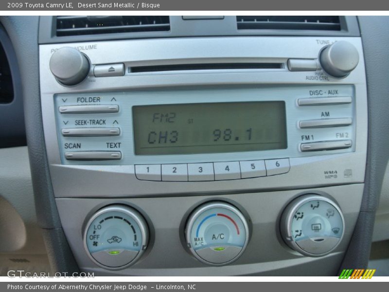 Desert Sand Metallic / Bisque 2009 Toyota Camry LE