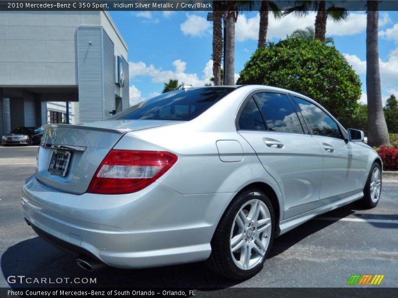 Iridium Silver Metallic / Grey/Black 2010 Mercedes-Benz C 350 Sport
