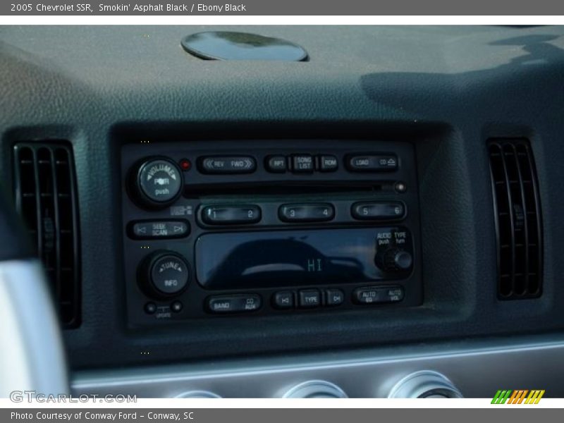 Smokin' Asphalt Black / Ebony Black 2005 Chevrolet SSR
