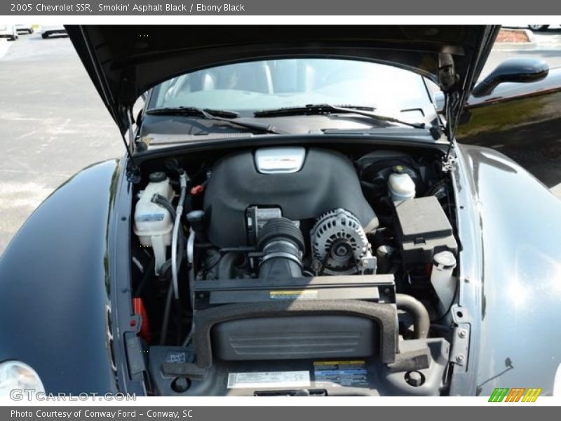Smokin' Asphalt Black / Ebony Black 2005 Chevrolet SSR