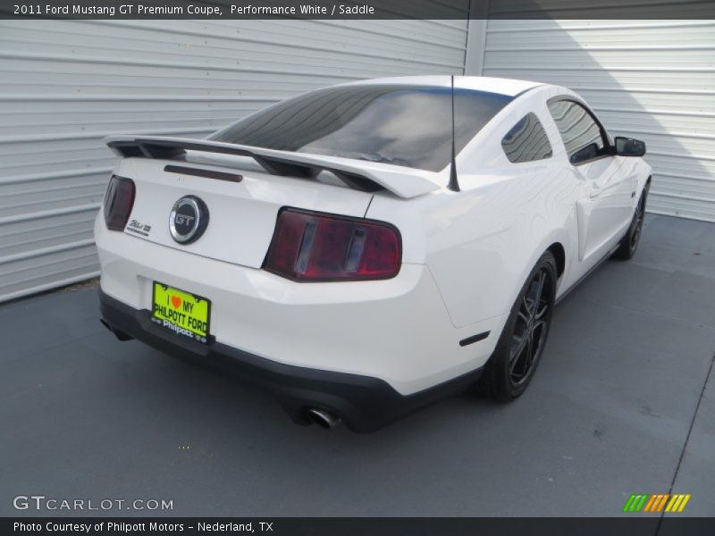 Performance White / Saddle 2011 Ford Mustang GT Premium Coupe