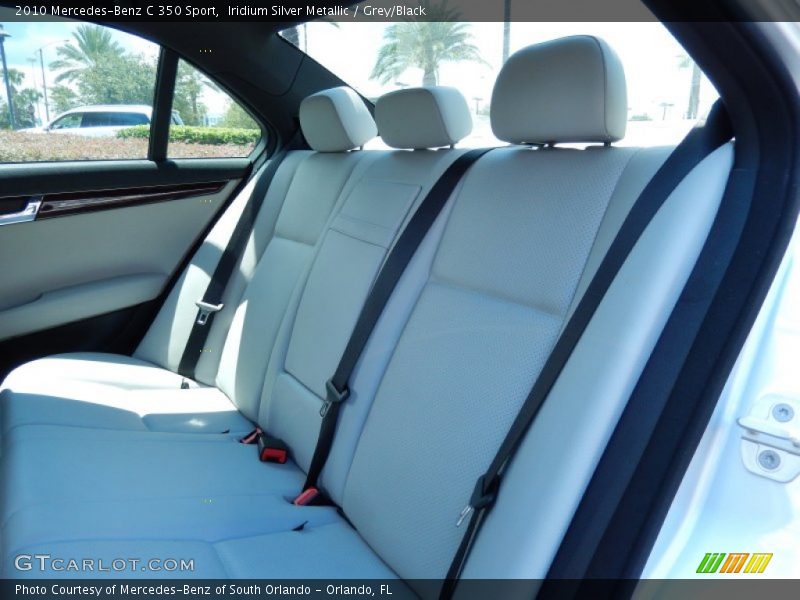 Iridium Silver Metallic / Grey/Black 2010 Mercedes-Benz C 350 Sport