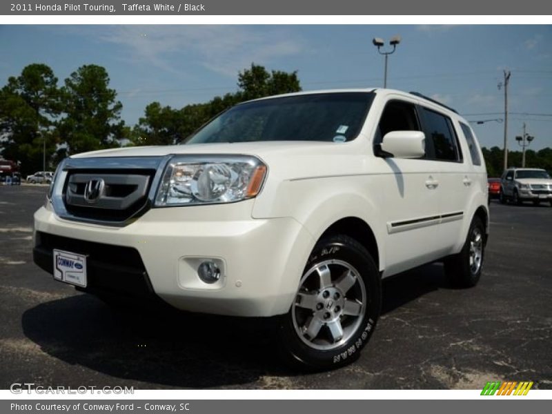 Taffeta White / Black 2011 Honda Pilot Touring