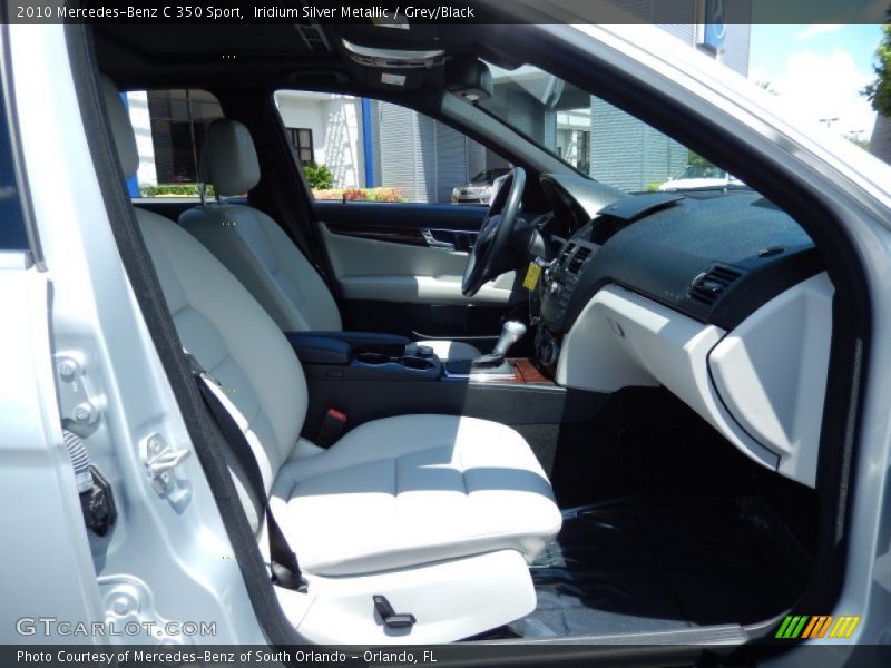 Iridium Silver Metallic / Grey/Black 2010 Mercedes-Benz C 350 Sport