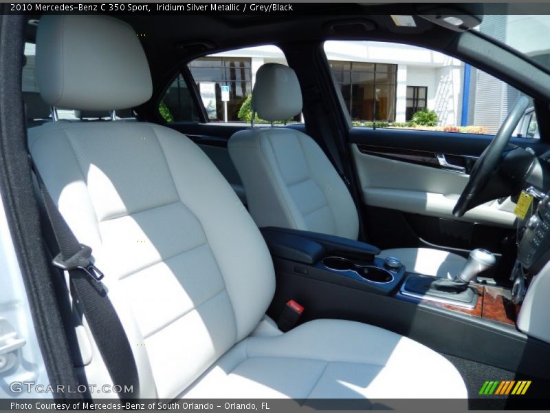 Iridium Silver Metallic / Grey/Black 2010 Mercedes-Benz C 350 Sport