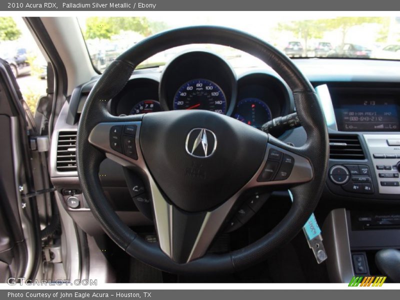 Palladium Silver Metallic / Ebony 2010 Acura RDX
