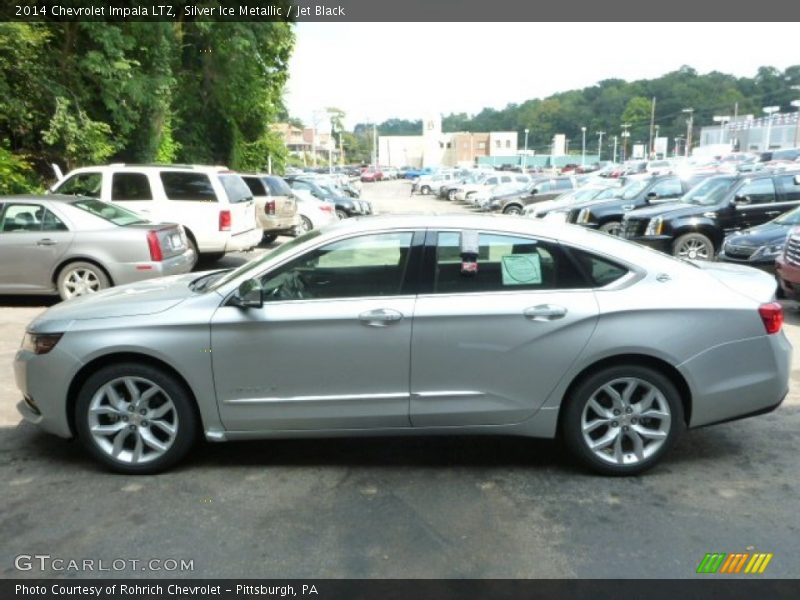 Silver Ice Metallic / Jet Black 2014 Chevrolet Impala LTZ