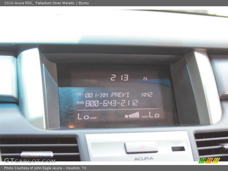 Palladium Silver Metallic / Ebony 2010 Acura RDX