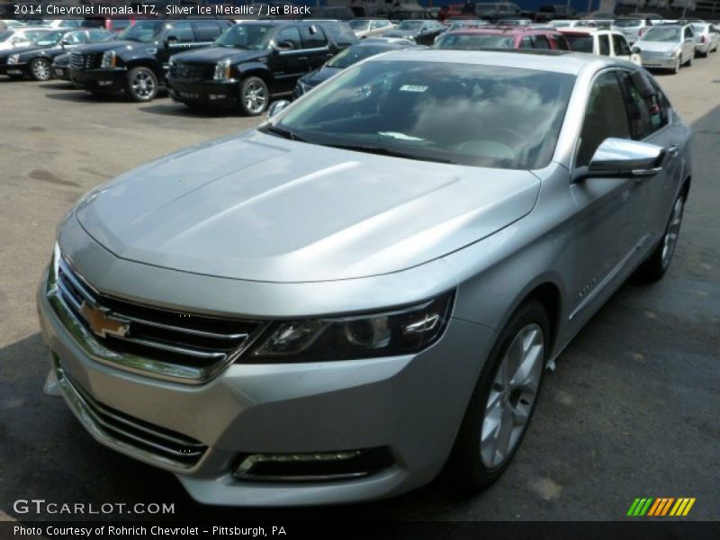 Silver Ice Metallic / Jet Black 2014 Chevrolet Impala LTZ