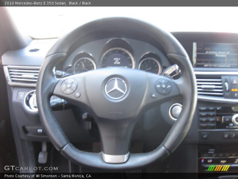 Black / Black 2010 Mercedes-Benz E 350 Sedan