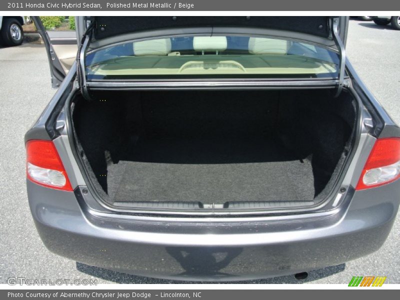 Polished Metal Metallic / Beige 2011 Honda Civic Hybrid Sedan