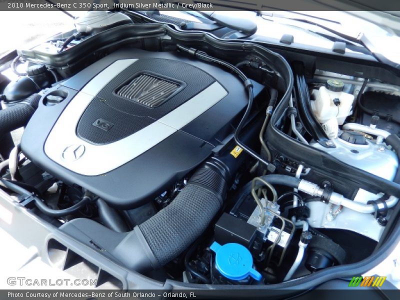 Iridium Silver Metallic / Grey/Black 2010 Mercedes-Benz C 350 Sport