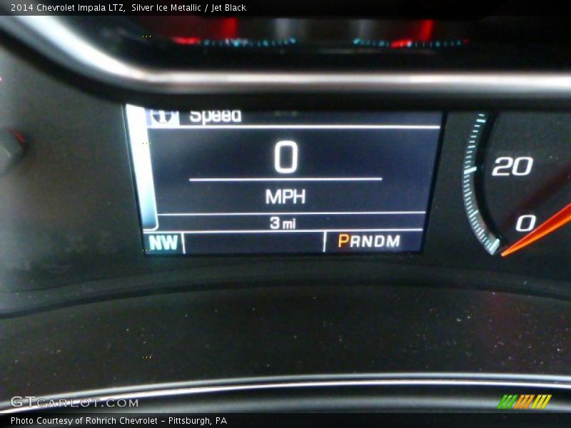 Silver Ice Metallic / Jet Black 2014 Chevrolet Impala LTZ