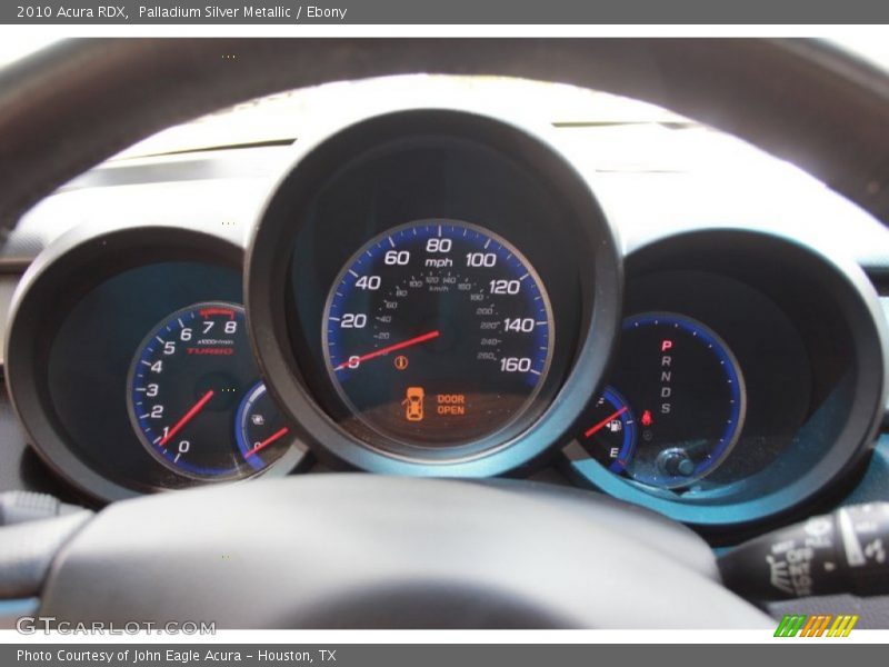 Palladium Silver Metallic / Ebony 2010 Acura RDX