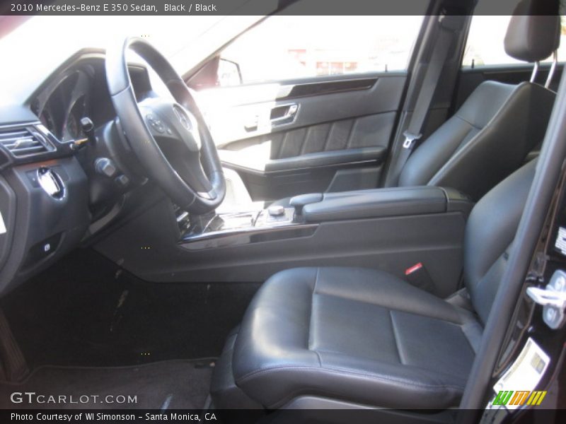 Black / Black 2010 Mercedes-Benz E 350 Sedan