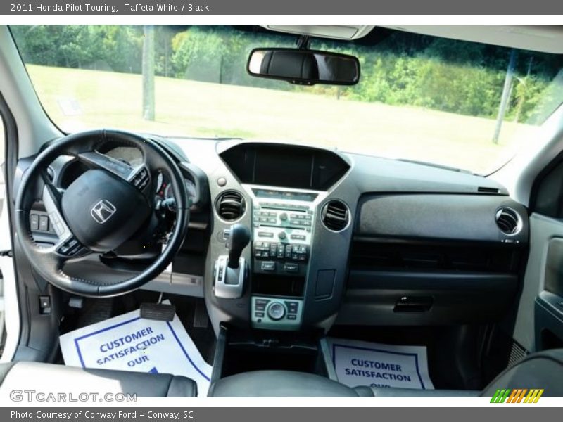Taffeta White / Black 2011 Honda Pilot Touring