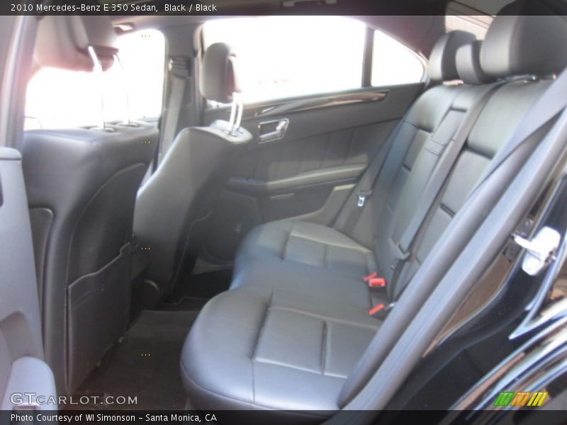 Black / Black 2010 Mercedes-Benz E 350 Sedan