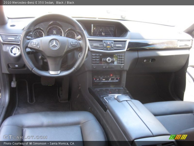 Black / Black 2010 Mercedes-Benz E 350 Sedan