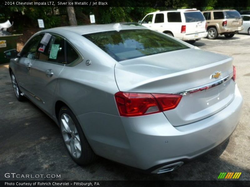 Silver Ice Metallic / Jet Black 2014 Chevrolet Impala LTZ