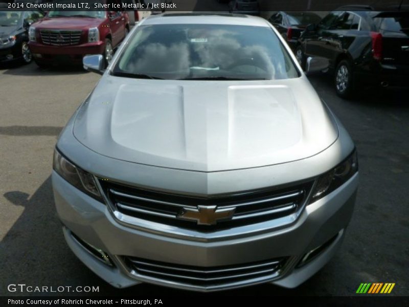Silver Ice Metallic / Jet Black 2014 Chevrolet Impala LTZ
