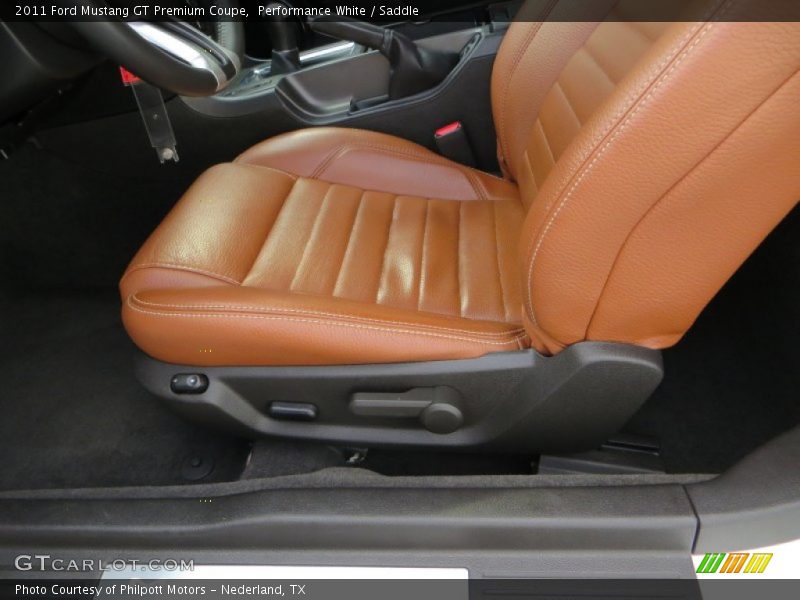 Performance White / Saddle 2011 Ford Mustang GT Premium Coupe