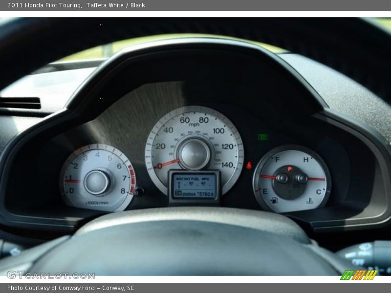 Taffeta White / Black 2011 Honda Pilot Touring