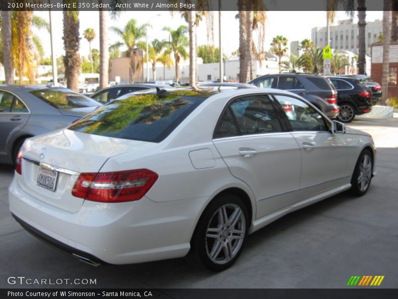 Arctic White / Almond Beige 2010 Mercedes-Benz E 350 Sedan