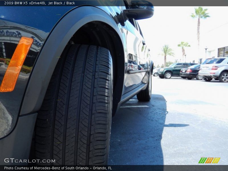 Jet Black / Black 2009 BMW X5 xDrive48i