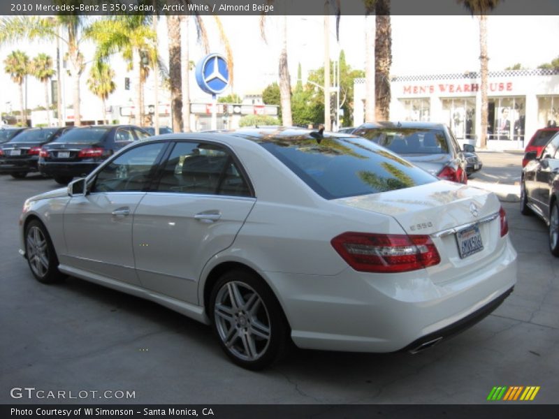 Arctic White / Almond Beige 2010 Mercedes-Benz E 350 Sedan