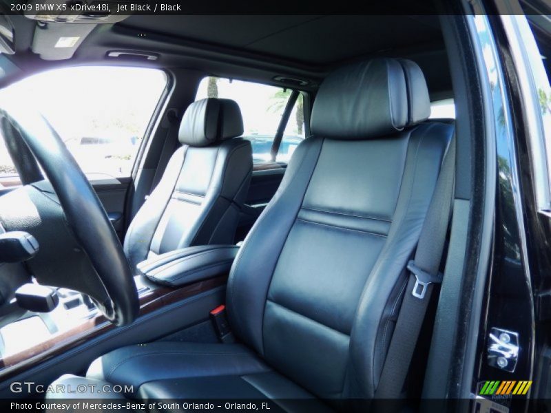 Jet Black / Black 2009 BMW X5 xDrive48i