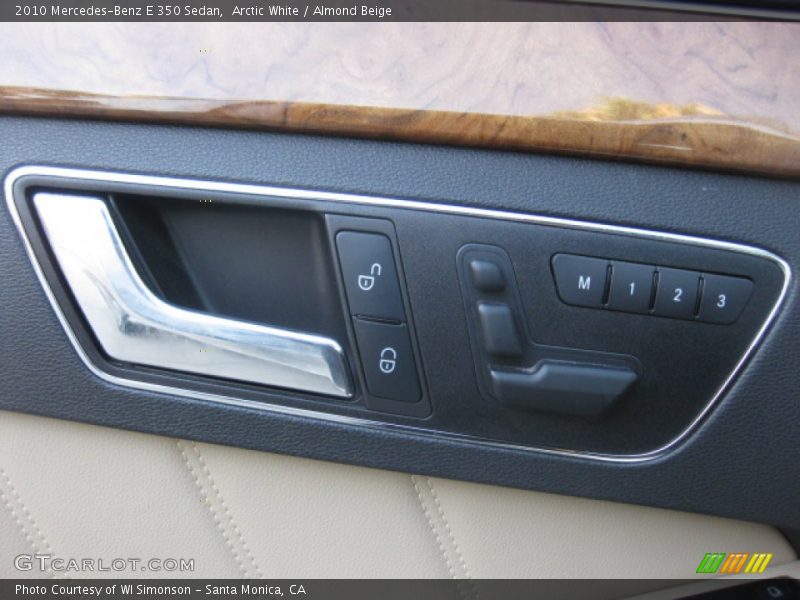 Arctic White / Almond Beige 2010 Mercedes-Benz E 350 Sedan