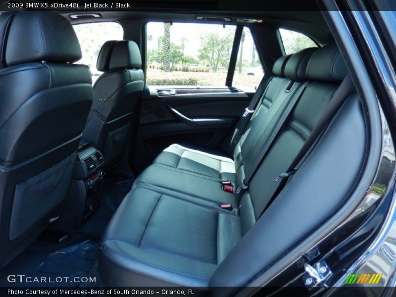 Jet Black / Black 2009 BMW X5 xDrive48i