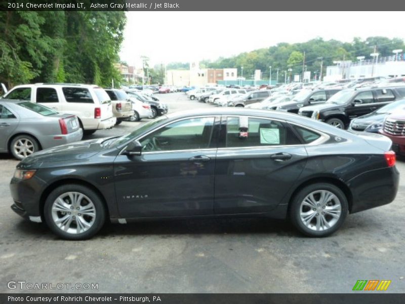 Ashen Gray Metallic / Jet Black 2014 Chevrolet Impala LT