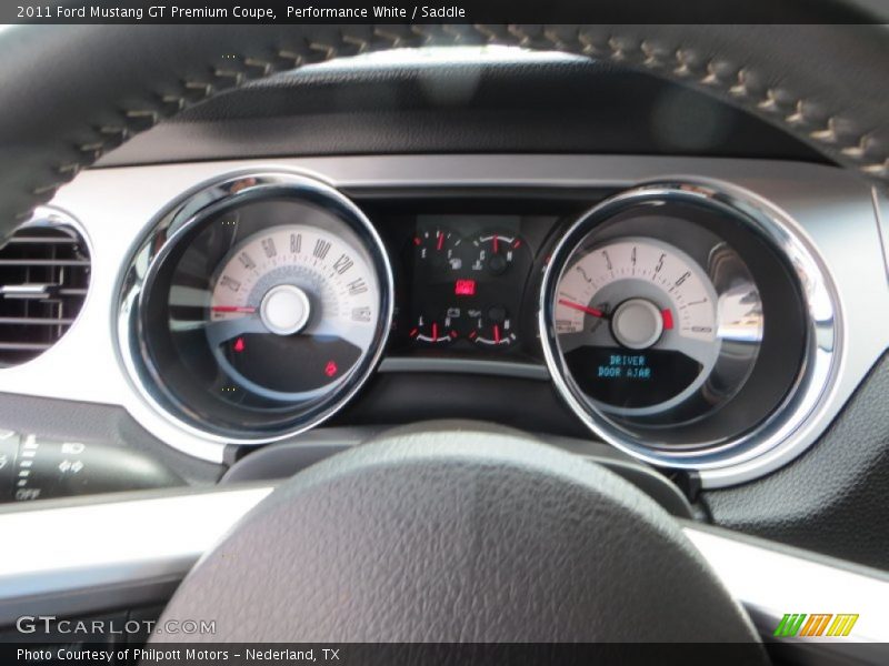 Performance White / Saddle 2011 Ford Mustang GT Premium Coupe