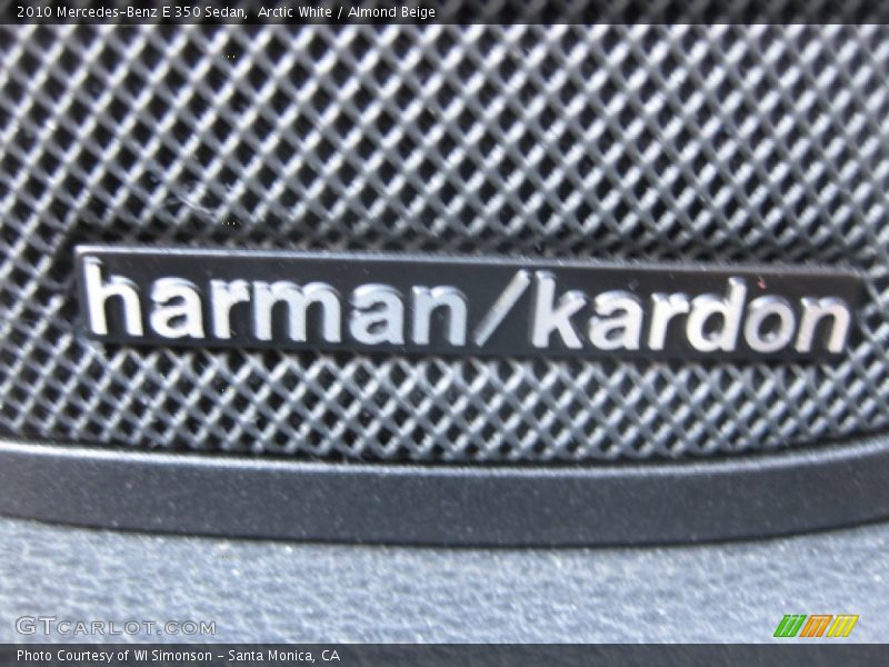 Arctic White / Almond Beige 2010 Mercedes-Benz E 350 Sedan