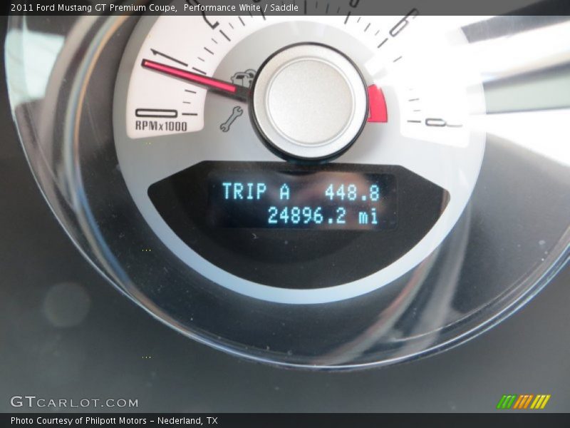 Performance White / Saddle 2011 Ford Mustang GT Premium Coupe