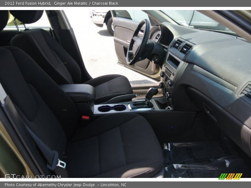 Ginger Ale Metallic / Charcoal Black 2012 Ford Fusion Hybrid