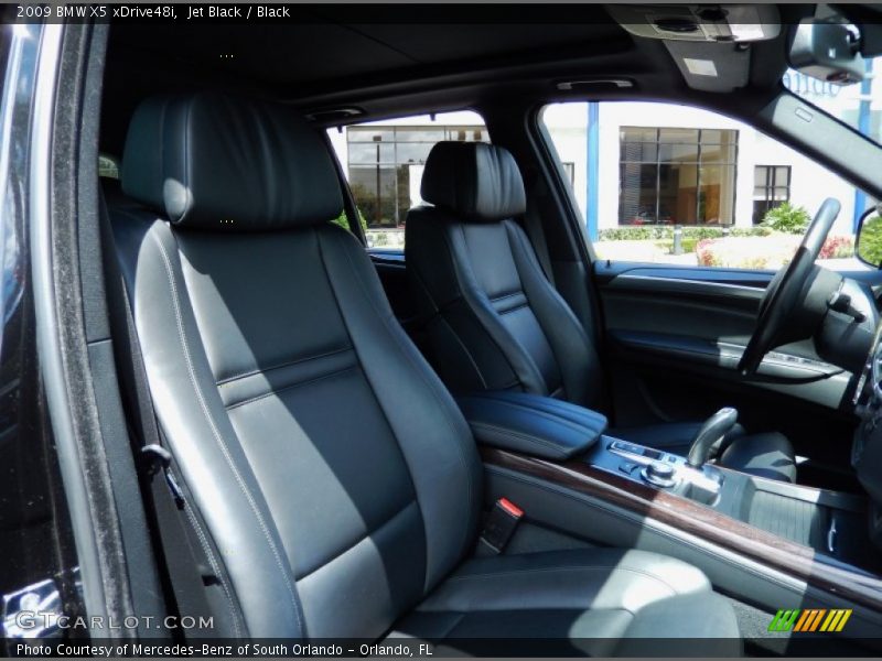 Jet Black / Black 2009 BMW X5 xDrive48i