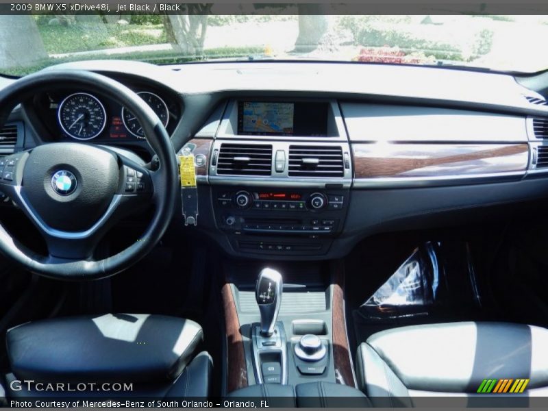 Jet Black / Black 2009 BMW X5 xDrive48i